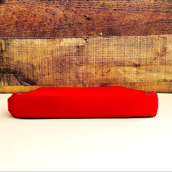 NWOT India Hicks Red Clutch Insider Cosmetic Bag - Red - Picture 3 of 10